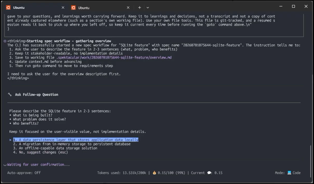 spec overview